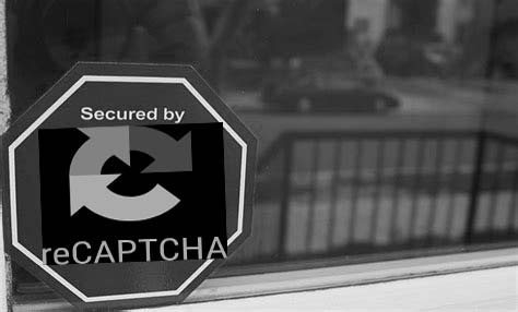 Protected by reCAPTCHA sticker